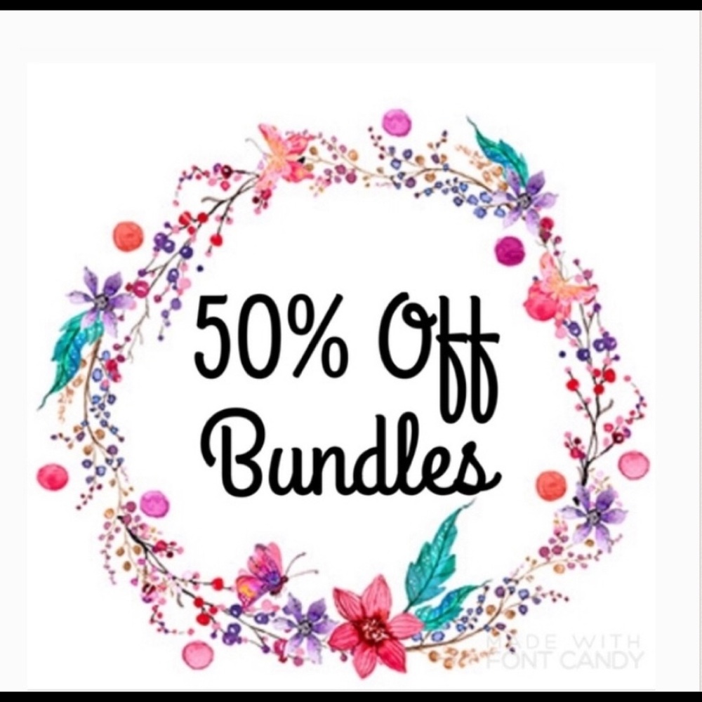 🌺50% Sale On All Bundles With 🌺 Emoji